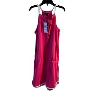 Nautica pink romper size 10 girls rope straps new $34